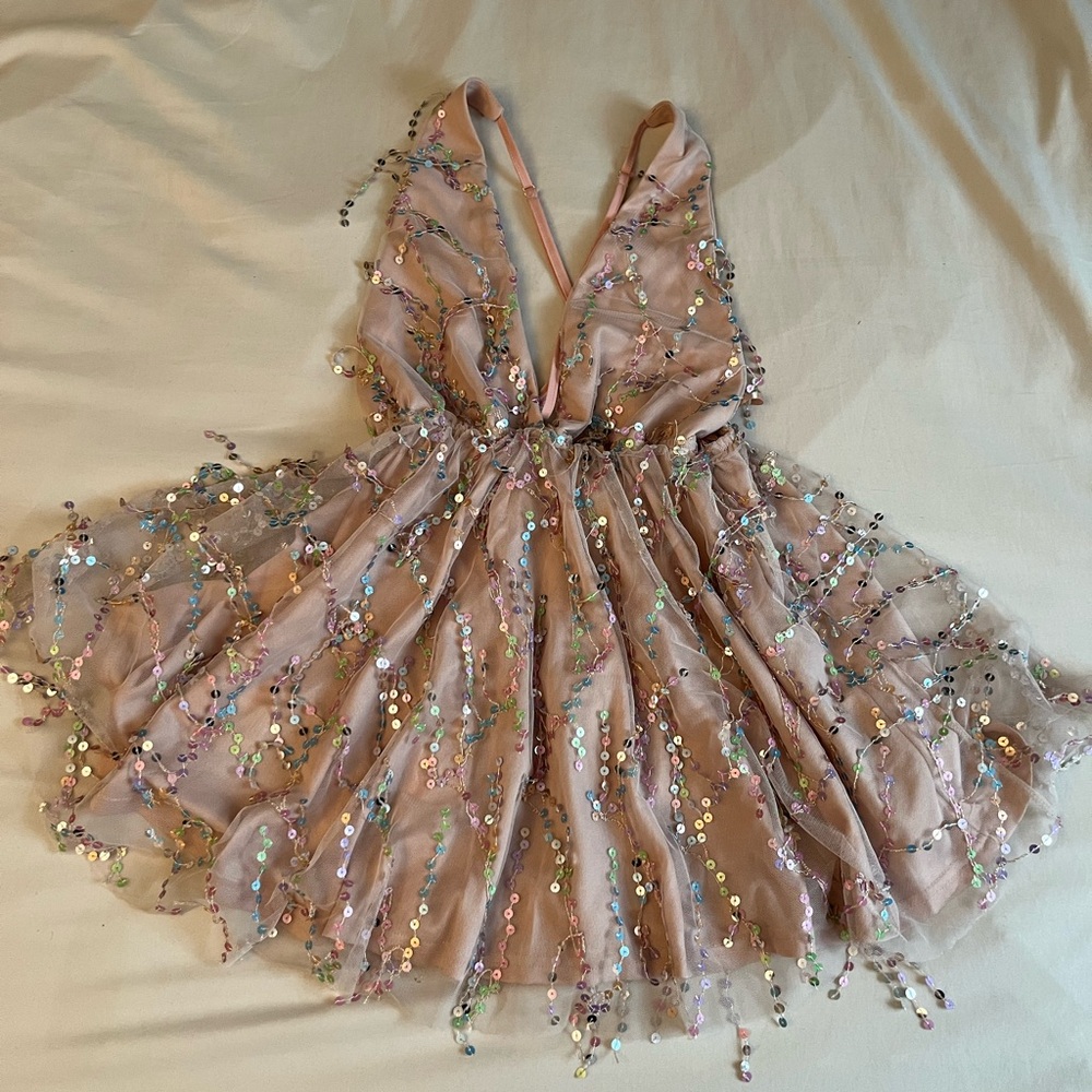 Women’s sequinned cocktail dress